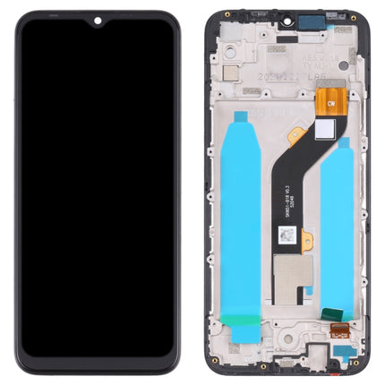 Original LCD Screen and Digitizer Full Assembly with Frame for Tecno Spark Go 2020 / Spark 6 Go KE5J, For Tecno Spark Go 2020 / Spark 6 Go