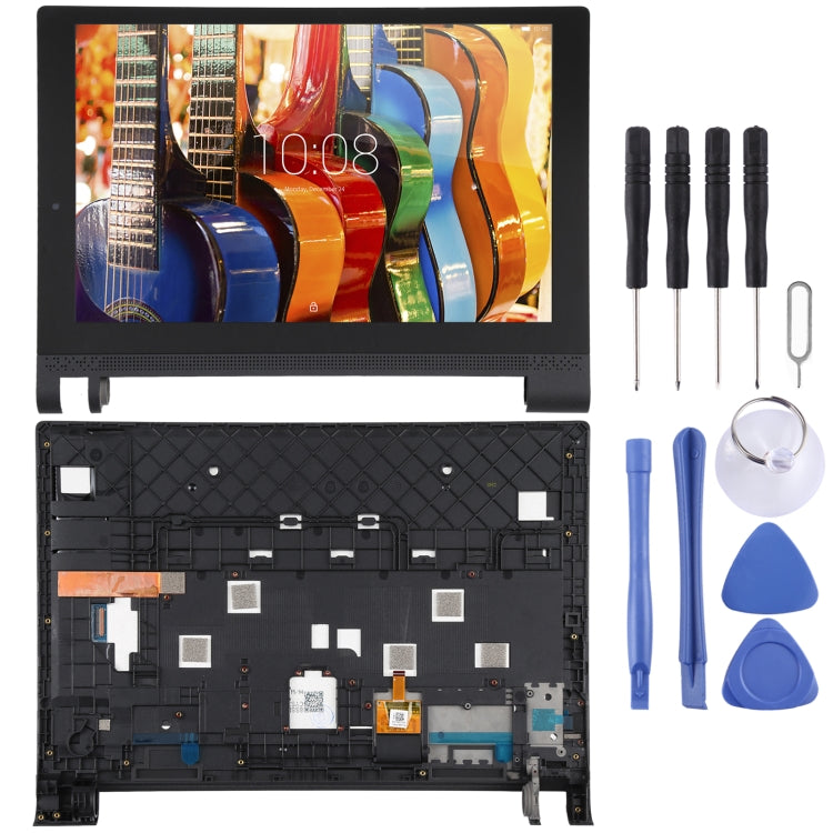 LCD Screen and Digitizer Full Assembly with Frame for Lenovo Yoga Tab 3 (10 inch) YT3-X50, YT3-X50F, YT3-X50M