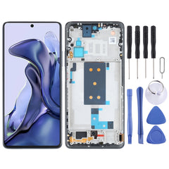 OLED Material Original LCD Screen and Digitizer Full Assembly with Frame for Xiaomi Mi 11T / 11T Pro