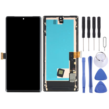 AMOLED Material LCD Screen and Digitizer Full Assembly with Frame for Google Pixel 6 Pro