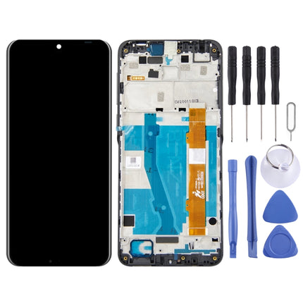 LCD Screen and Digitizer Full Assembly with Frame for Alcatel 3 / 3L 2019 OT-5053 5053K, For Alcatel 3 / 3L 2019