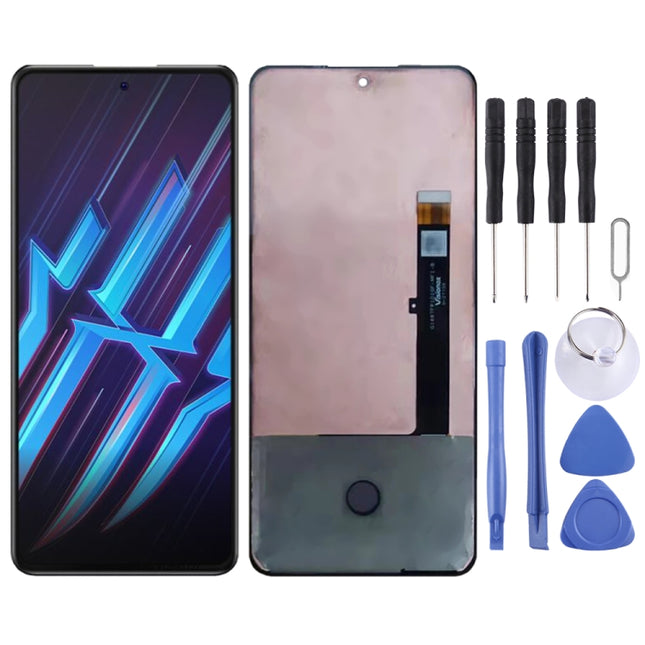 AMOLED Material LCD Screen and Digitizer Full Assembly for ZTE Nubia Red Magic 6R NX666J