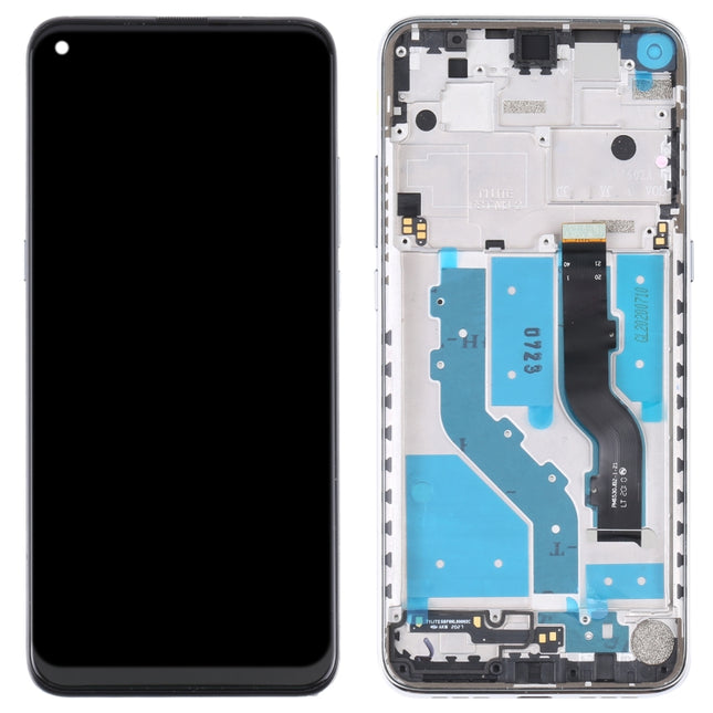 LCD Screen and Digitizer Full Assembly with Frame for TCL 10L / 10 Lite T770H