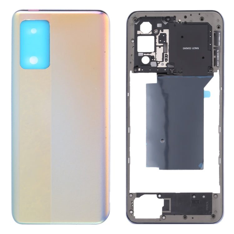 For OPPO Realme GT Neo RMX3031 Middle Frame Bezel Plate + Battery Back Cover, For OPPO Realme GT Neo (Silver), For OPPO Realme GT Neo (Black)