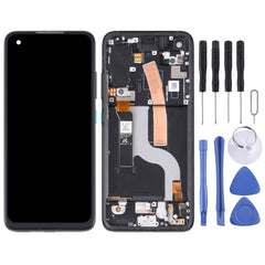 AMOLED Material LCD Screen and Digitizer Full Assembly with Frame for Asus Zenfone 8 ZS590KS, For Asus Zenfone 8