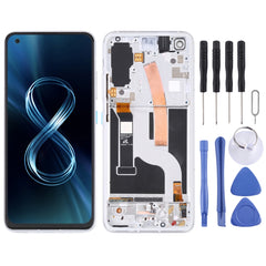 AMOLED Material LCD Screen and Digitizer Full Assembly with Frame for Asus Zenfone 8 ZS590KS, For Asus Zenfone 8