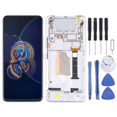 LCD Screen and Digitizer Full Assembly with Frame for Asus Zenfone 8 Flip ZS672KS, For Asus Zenfone 8 Flip