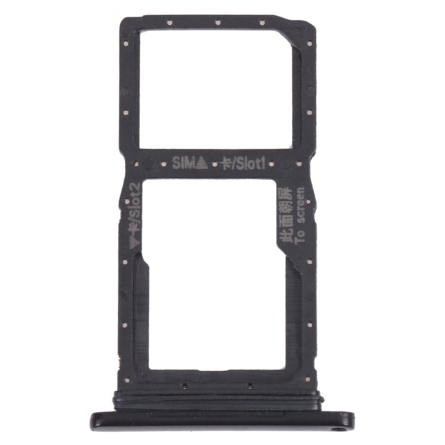 SIM Card Tray + SIM Card Tray / Micro SD Card Tray for Honor 9X, For Honor 9X