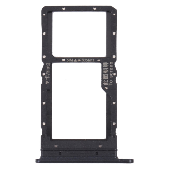 SIM Card Tray + SIM Card Tray / Micro SD Card Tray for Huawei Maimang 10 SE, For Huawei Maimang 10 SE