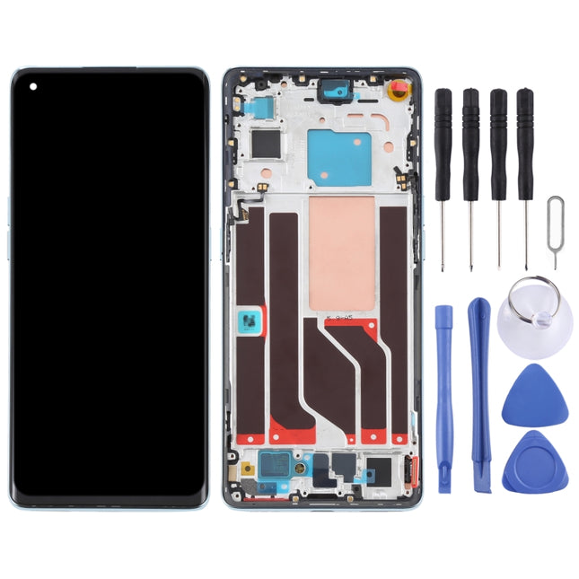 Original LCD Screen and Digitizer Full Assembly with Frame For OPPO Reno6 Pro 5G PEPM00 CPH2249