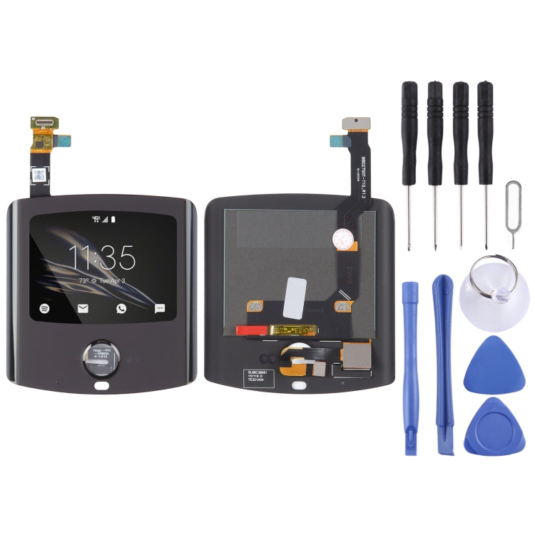 Original Secondary LCD Screen and Digitizer Full Assembly for Motorola Razr 2019