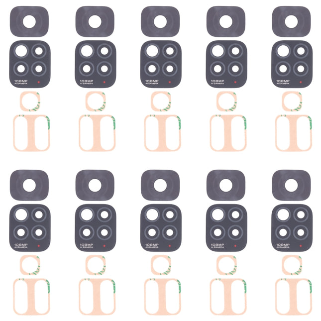 10 PCS Back Camera Lens For Xiaomi Redmi Note 11S 2201117SG 2201117SI