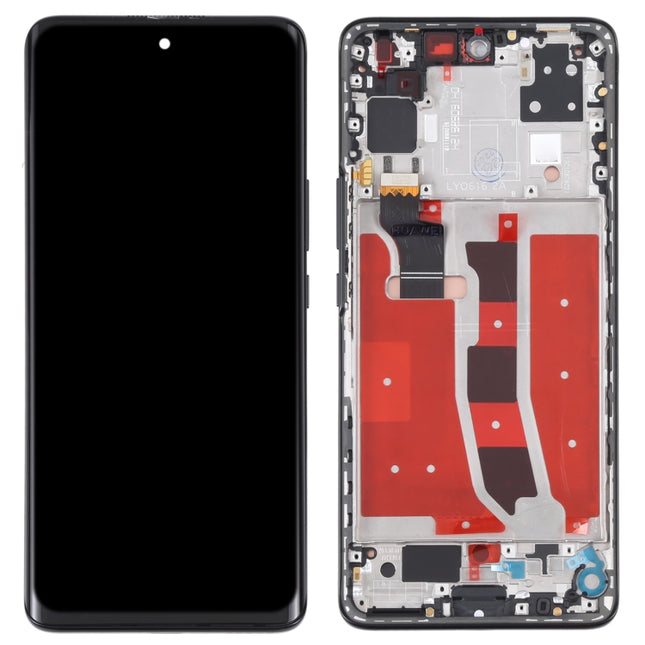 Original LCD Screen and Digitizer Full Assembly with Frame for Huawei Nova 8 5G