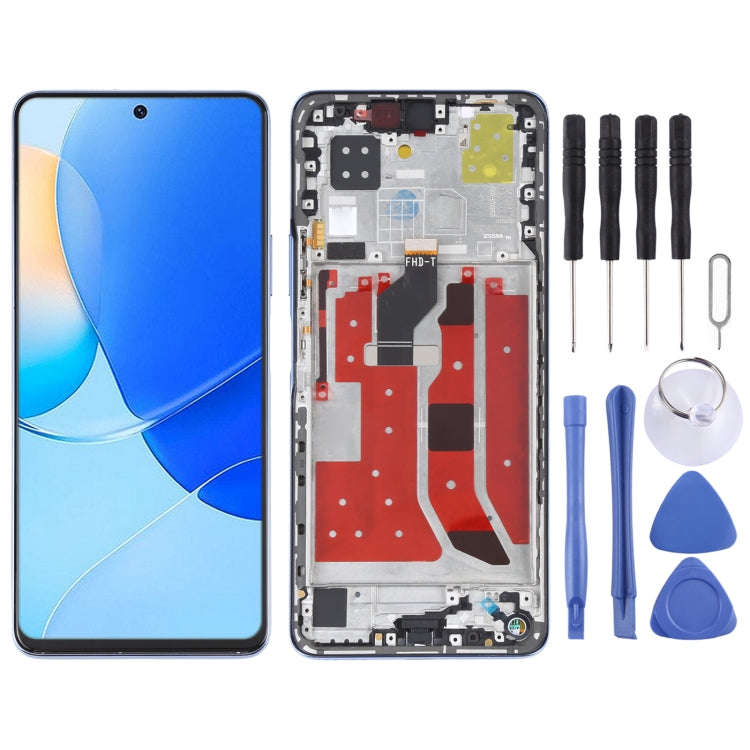 Original LCD Screen and Digitizer Full Assembly with Frame for Huawei Nova 9 SE