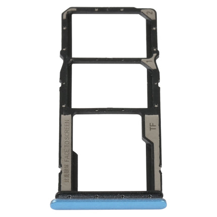 SIM Card Tray + SIM Card Tray + Micro SD Card Tray For Xiaomi Redmi 10C/Redmi 10 India/Poco C40, For Xiaomi Redmi 10C/Redmi 10 India/Poco C40