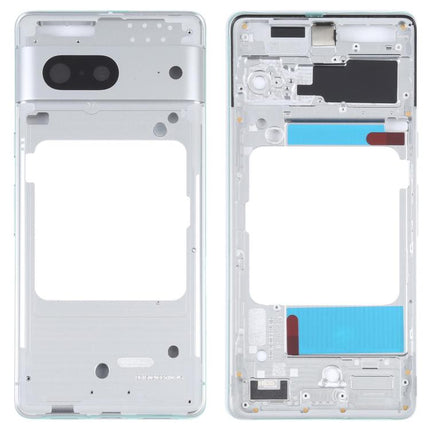 For Google Pixel 7 Front Housing LCD Frame Bezel Plate, For Google Pixel 7 (Silver), For Google Pixel 7