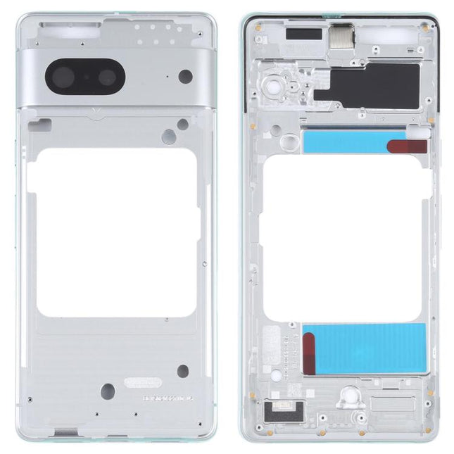 For Google Pixel 7 Front Housing LCD Frame Bezel Plate, For Google Pixel 7 (Silver), For Google Pixel 7