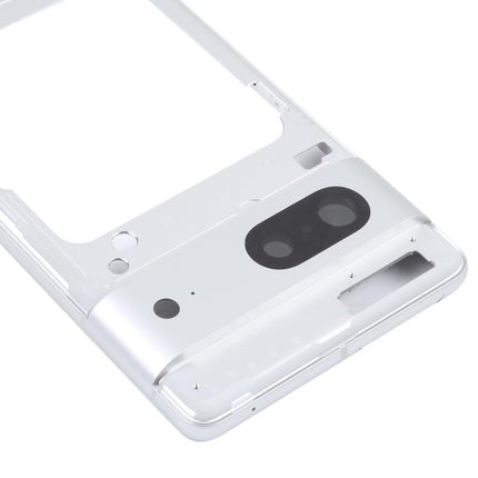 For Google Pixel 7 Front Housing LCD Frame Bezel Plate, For Google Pixel 7 (Silver), For Google Pixel 7