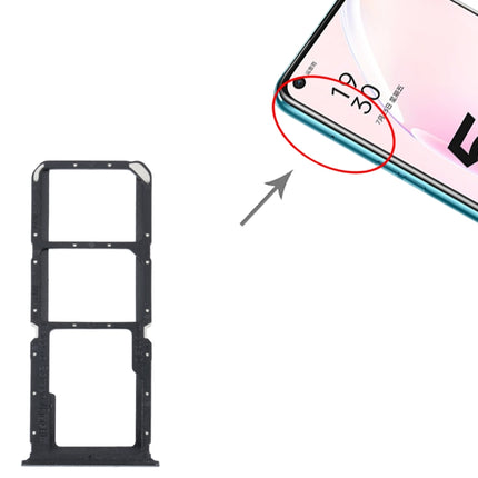 For OPPO A93s 5G SIM Card Tray + SIM Card Tray + Micro SD Card Tray, For OPPO A93s 5G