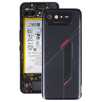 Original Glass Battery Back Cover for Asus ROG Phone 6 AI2201-C AI2201-F, For Asus ROG Phone 6(Original)