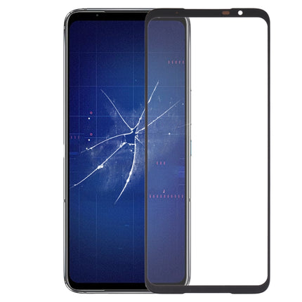 For Asus ROG Phone 6 AI2201-C AI2201-F Front Screen Outer Glass Lens with OCA Optically Clear Adhesive, For Asus ROG Phone 6