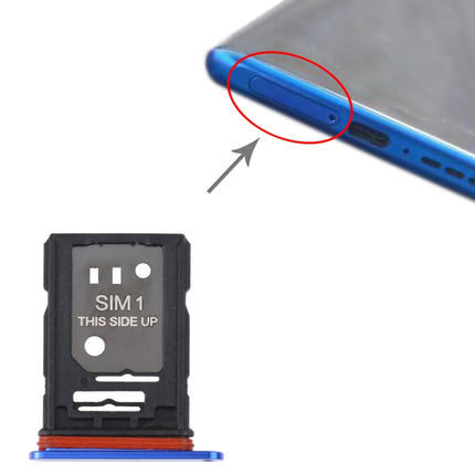 For TCL 10 Plus Original SIM Card Tray + SIM / Micro SD Card Tray, For TCL 10 Plus