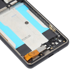 Original LCD Screen For Sony Xperia 10 III SO-52B Digitizer Full Assembly with Frame