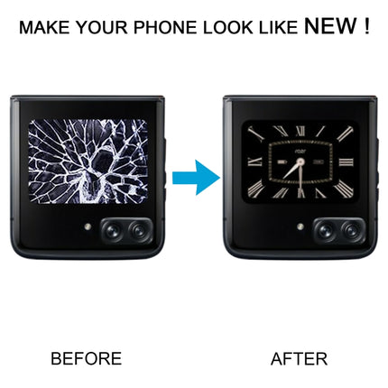 Original LCD Secondary Screen for Motorola Razr 2022 With Digitizer Full Assembly