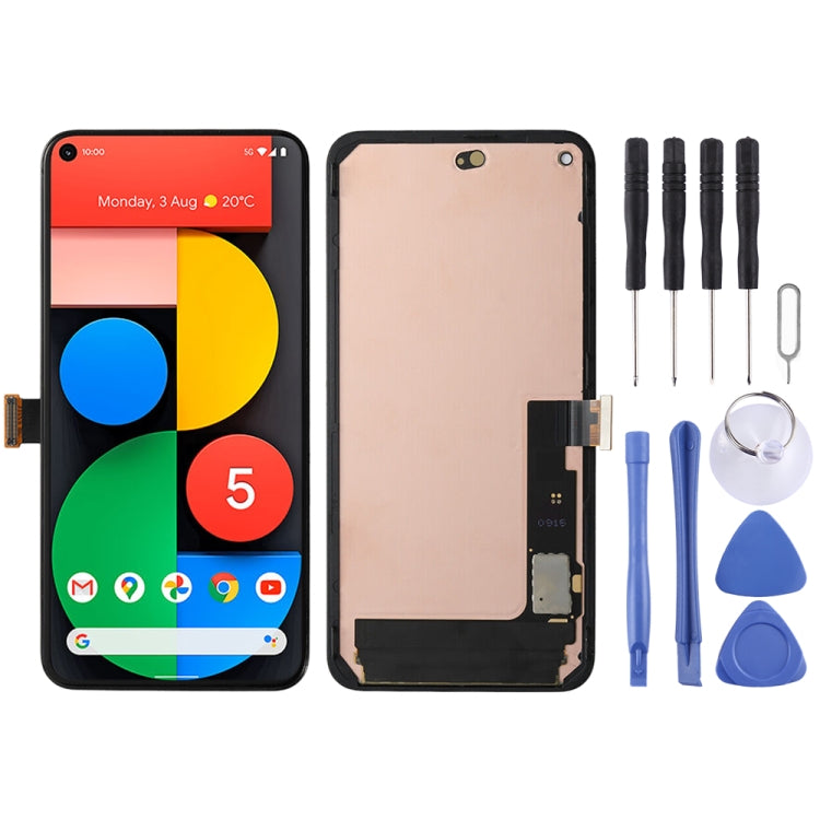 OLED LCD Screen For Google Pixel 5 5G Digitizer Full Assembly with Frame