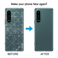 For Sony Xperia 5 III Original Battery Back Cover with Camera Lens Cover
