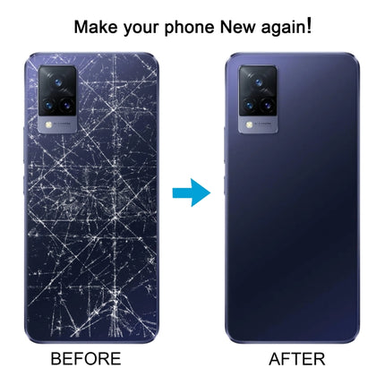 For vivo V21 Original Battery Back Cover with Camera Lens Frame, For vivo V21(Original)