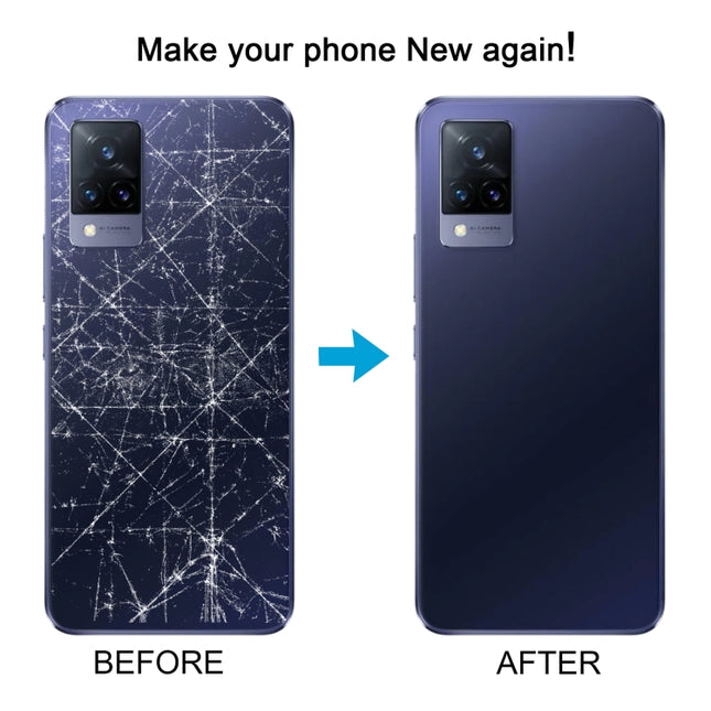 For vivo V21 Original Battery Back Cover with Camera Lens Cover