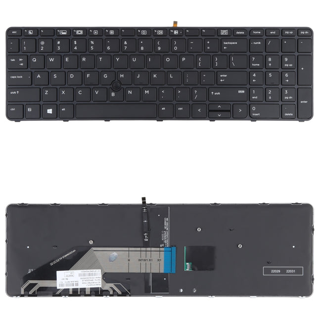 For HP Probook 650 G2 G3 655 G3 450 G3 841137-001 US Version Keyboard with Backlight and Pointing