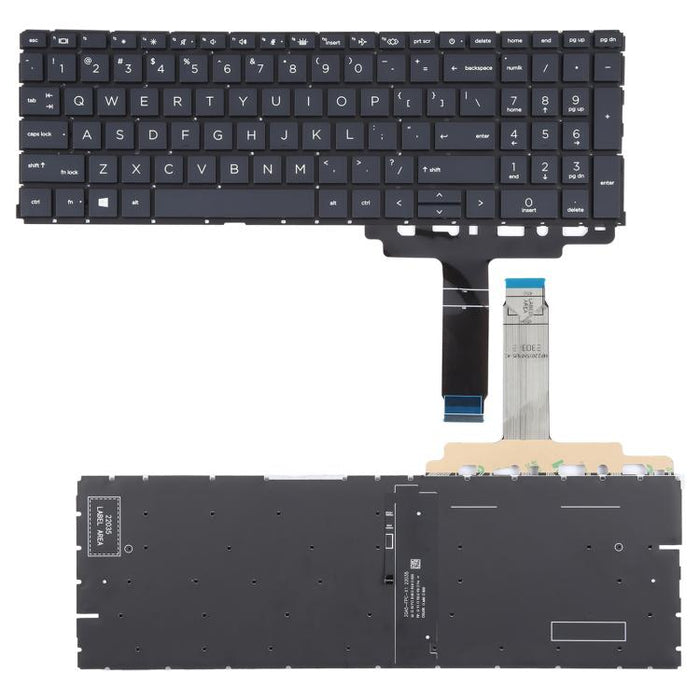 For HP ProBook 450 G8 455 G8 455R G8 650 G8 HSN-Q27C HSN-Q31C US Version Keyboard with Backlight, For HP ProBook 450 G8