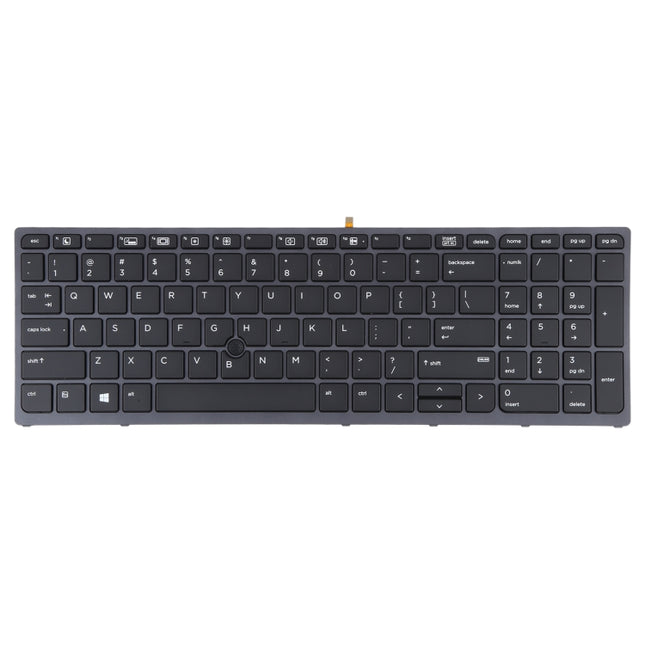 For HP ZBOOK 15 G3 17 G3 US Version Keyboard with Backlight and Pointing