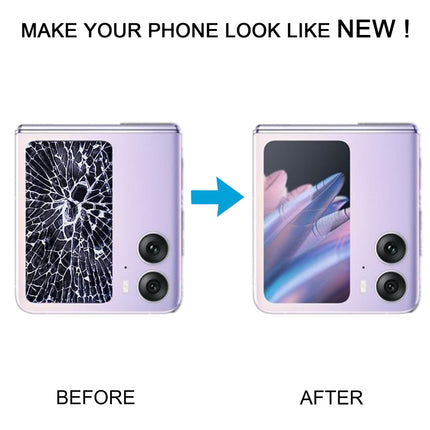 Original LCD Secondary Screen for OPPO Find N2 Flip With Digitizer Full Assembly, For OPPO Find N2 Flip(Secondary Screen), For OPPO Find N2 Flip (Black), For OPPO Find N2 Flip (Purple)