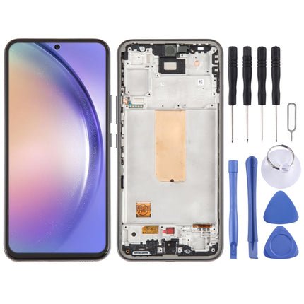 For Samsung Galaxy A54 5G SM-A546 OLED LCD Screen Digitizer Full Assembly with Frame, For Samsung Galaxy A54 5G 6.43 inch