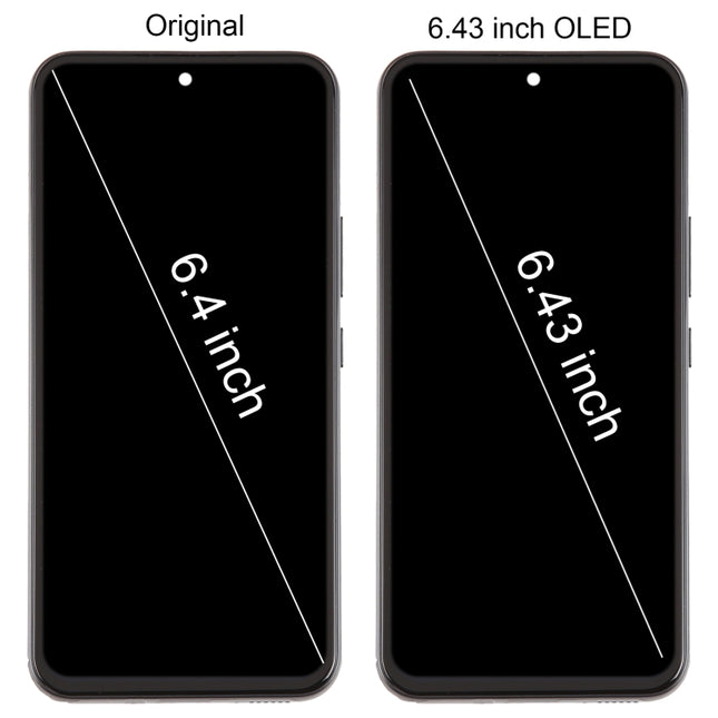 For Samsung Galaxy A54 5G SM-A546 OLED LCD Screen Digitizer Full Assembly with Frame, For Samsung Galaxy A54 5G 6.43 inch
