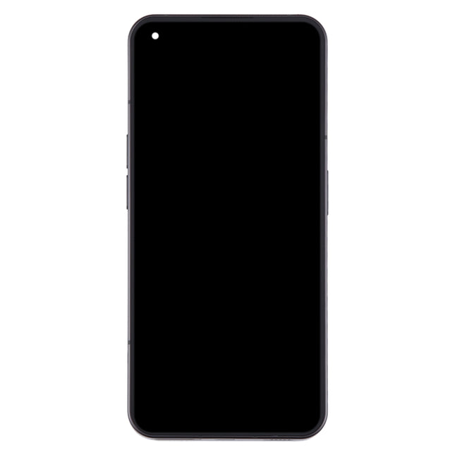 For Nothing Phone1 A063 LCD Screen Digitizer Full Assembly with Frame, For Nothing Phone1 A063(Black)