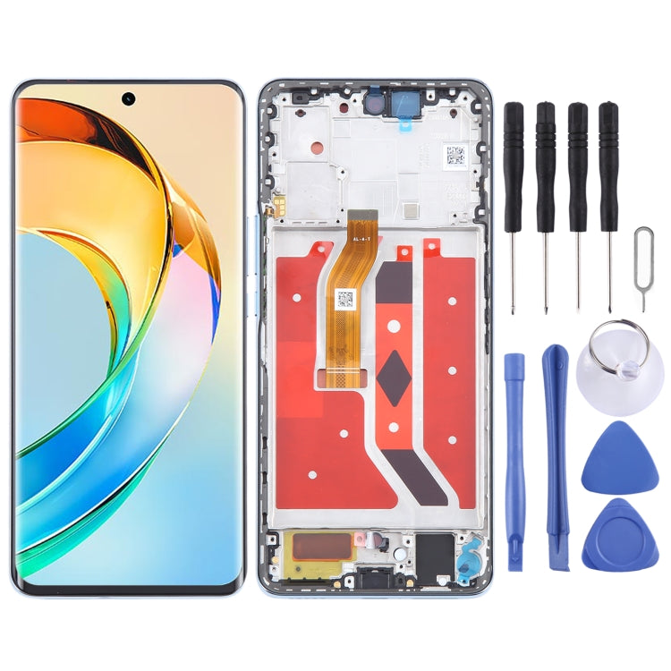 For Honor X9b Original LCD Screen Digitizer Full Assembly with Frame