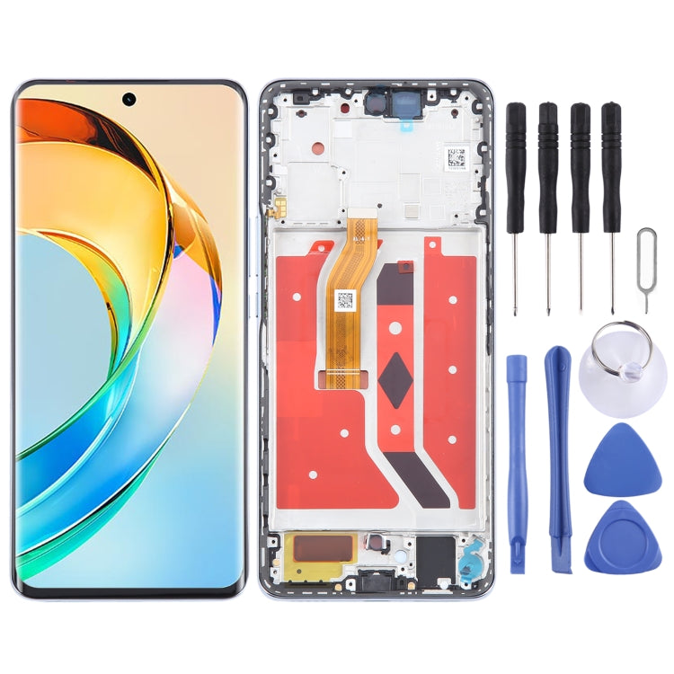 For Honor X9b Original LCD Screen Digitizer Full Assembly with Frame