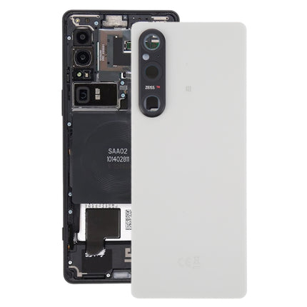 For Sony Xperia 1 V Original Battery Back Cover with Camera Lens Cover, For Sony Xperia 1 V(with Camera Lens Frame), For Sony Xperia 1 V(with Camera Lens)