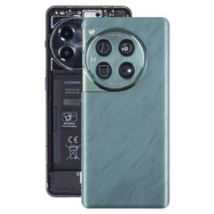 For OnePlus 12 PJD110 CPH2573 CPH2581 Original Glass Battery Back Cover with Camera Lens