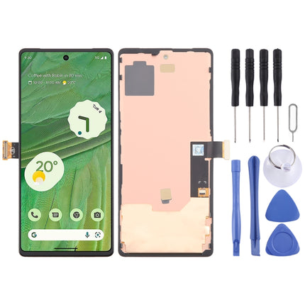For Google Pixel 7 GVU6C GQML3 GO3Z5 OLED LCD Screen Digitizer Full Assembly with Frame, For Google Pixel 7