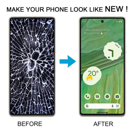 For Google Pixel 7 GVU6C GQML3 GO3Z5 OLED LCD Screen Digitizer Full Assembly with Frame, For Google Pixel 7