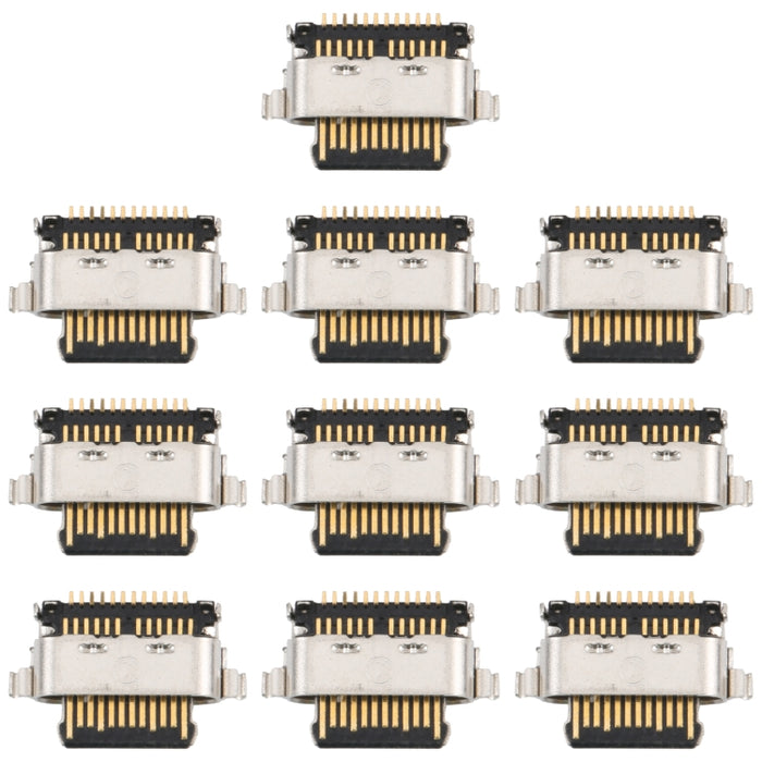 For Motorola Moto G60 / G60s 10pcs Charging Port Connector, For Motorola Moto G60 / G60s