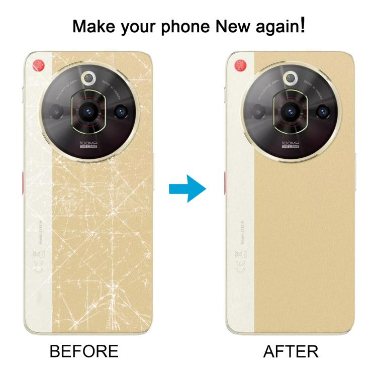 For ZTE nubia Focus Pro Z2351N Leather Battery Back Cover with Middle Frame / Camera Lens Cover