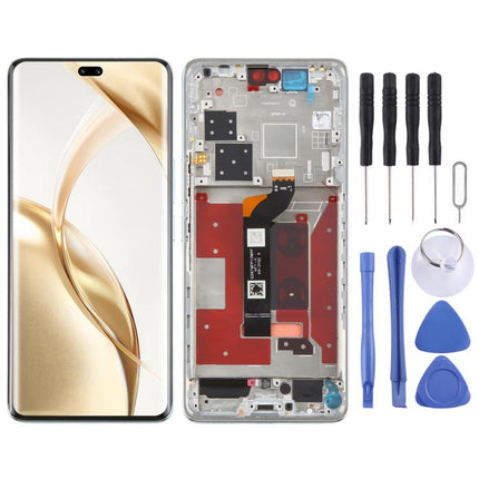 For Honor 200 Pro Original LCD Screen Digitizer Full Assembly with Frame, For Honor 200 Pro (Original)