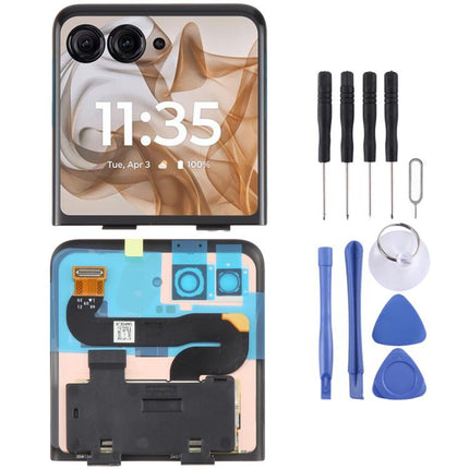 For Motorola Razr 50 Original Secondary LCD Screen with Digitizer Full Assembly, For Motorola Razr 50 (Original)