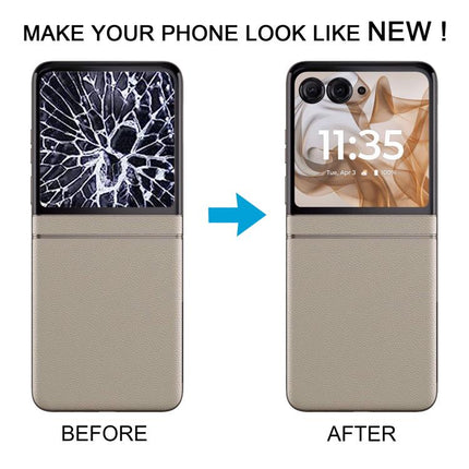 For Motorola Razr 50 Original Secondary LCD Screen with Digitizer Full Assembly, For Motorola Razr 50 (Original)